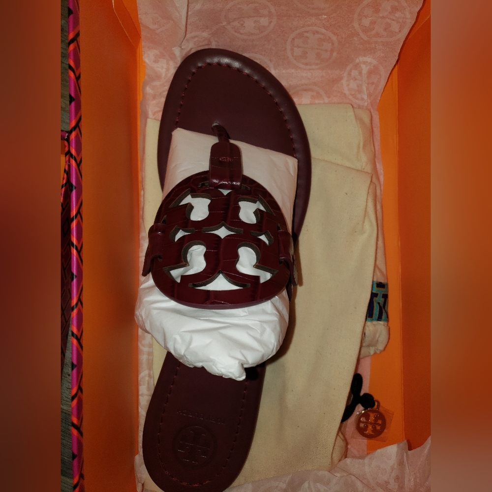 SOLD SOLD SOLD SOLD SOLD SOLD....      Tory Burch Miller Sandals - Picture 2 of 3